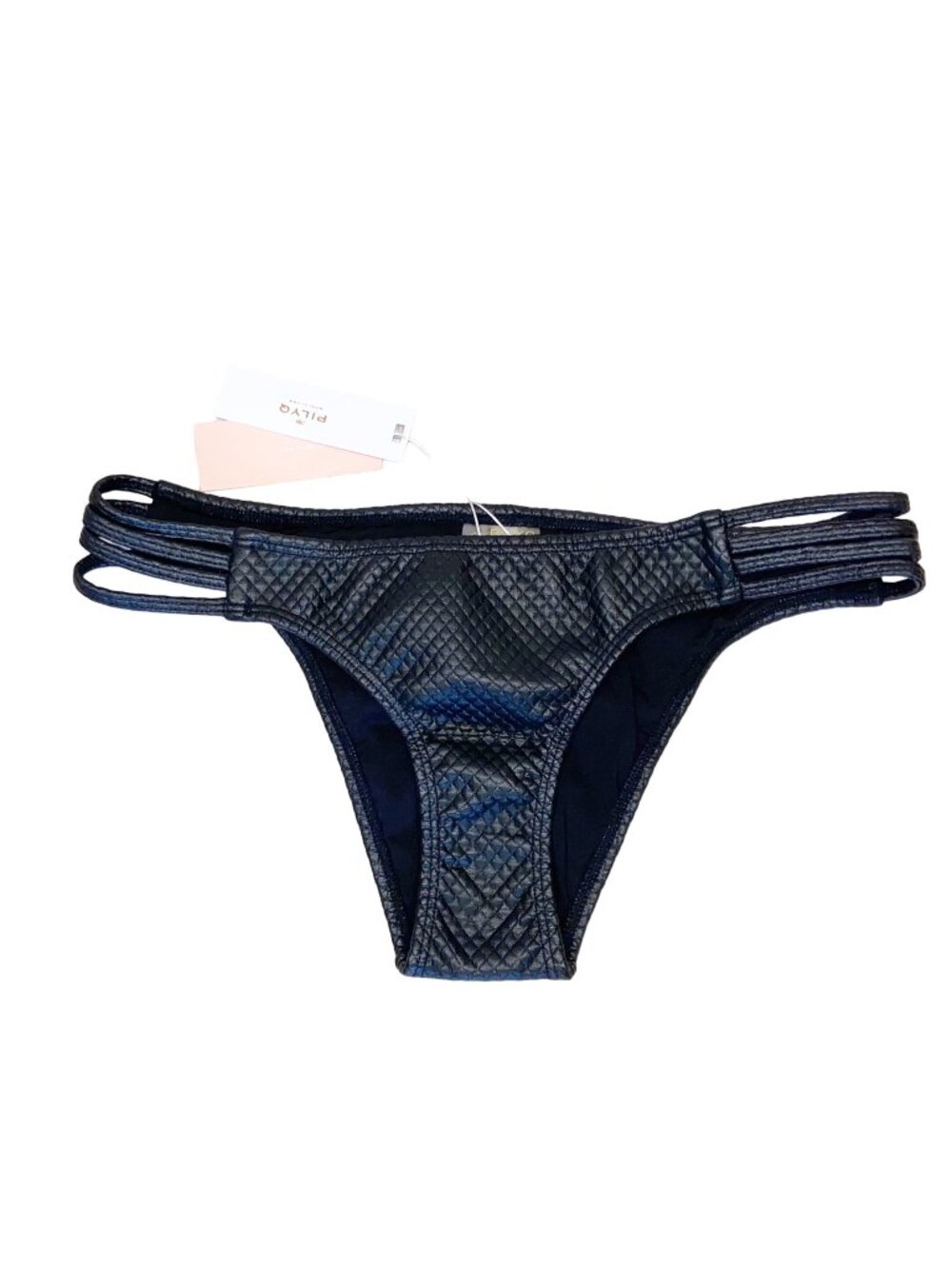NWT PILYQ Posh Strappy Teeny Bikini Bottom Size Large